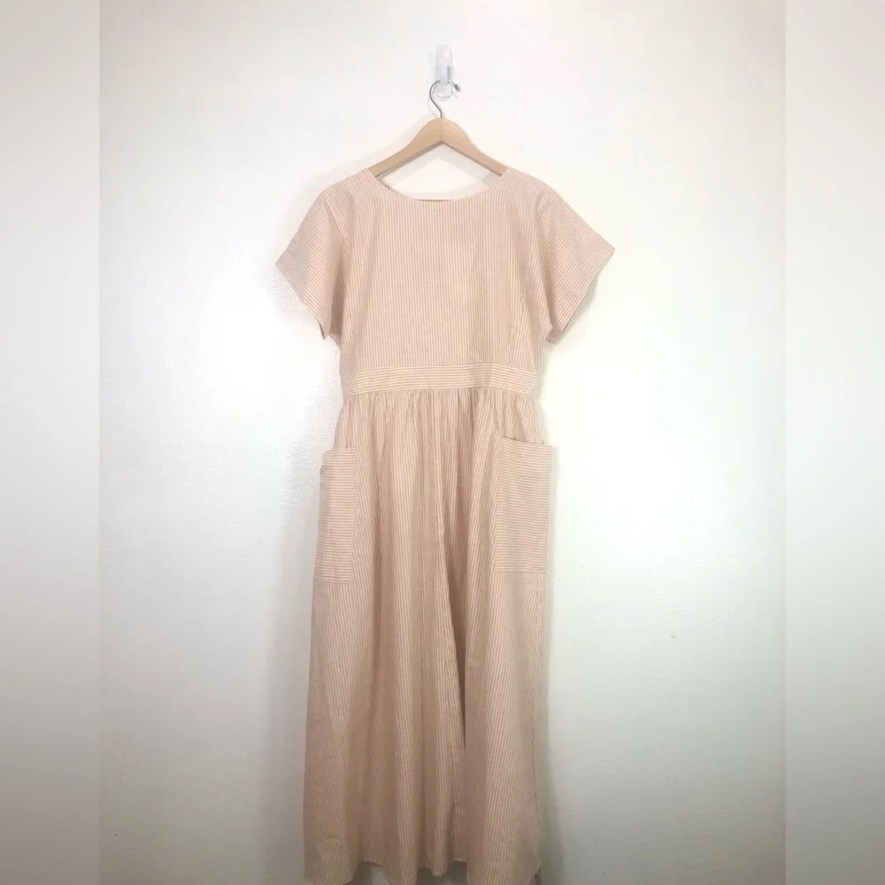 NWT Christy Dawn The Jane Dress In Pink Harvest Stripe Size XL - Picture 8 of 16